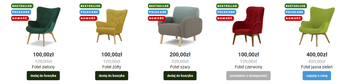 Przykładowe wykorzystanie zdjęć kwadratowych