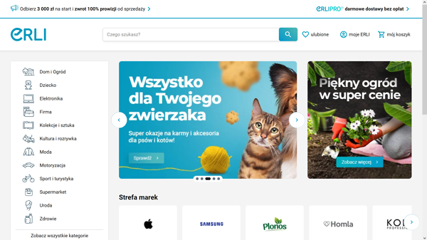 Platforma sprzedażowa ERLI