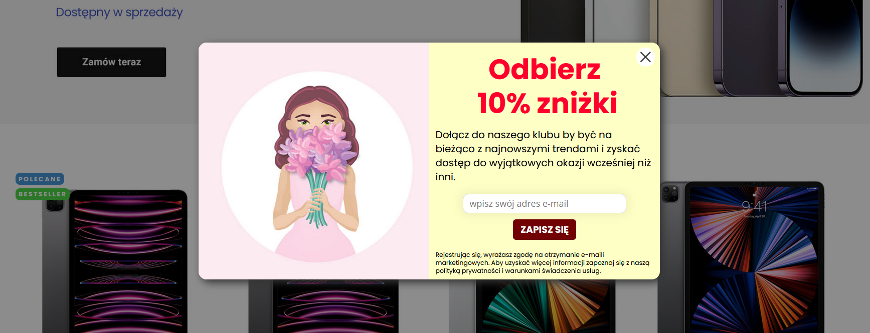Pomysł na sklep internetowy